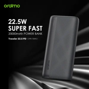 oraimo Traveler 22.5 PD 20000mAh 22.5W Power Bank